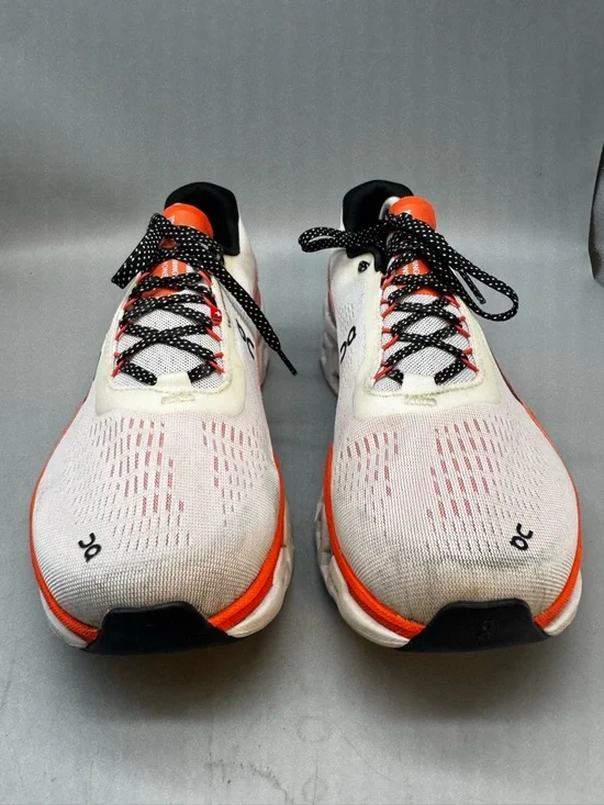 Size 10 - On Cloudmonster 2 White Flame Mens Running Walking Shoes - Picture 3 of 8